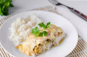 Receta Filetes de pescado empanizados al horno sin freír