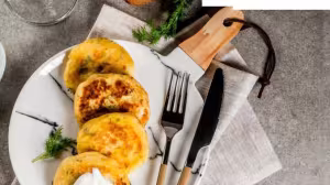 Receta Tortitas de papa con queso